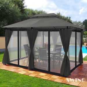 Gazebo, Vrtni dizajnerski paviljon, Šotor za zabave, Vrtni šotor, Mreža proti komarjem